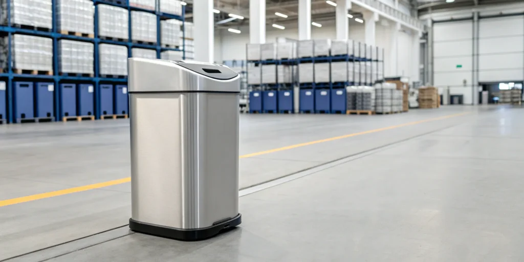 A large roll-off disposal bin, a key part of understanding rental prices and project costs.