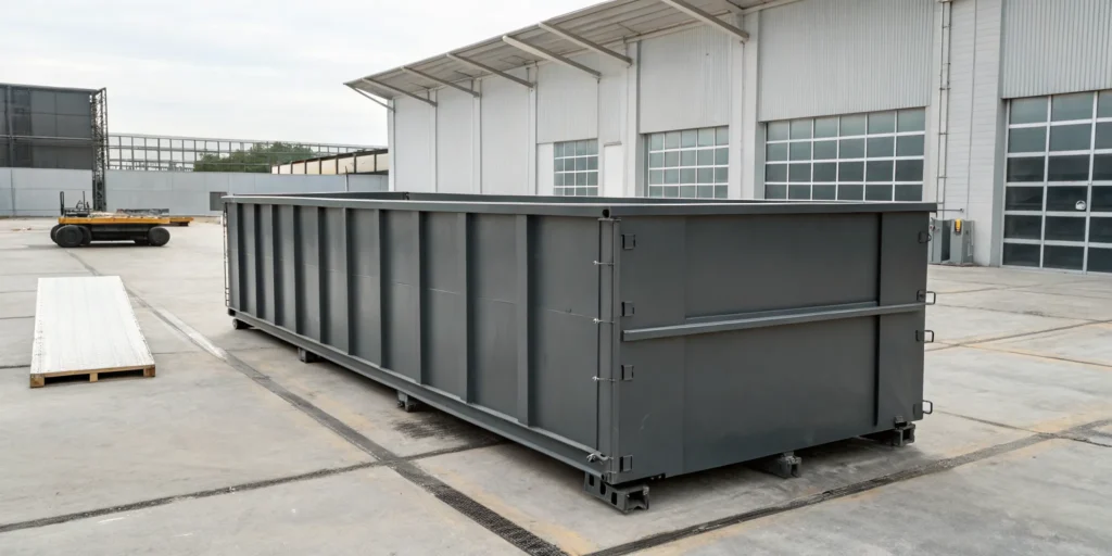 Large concrete dumpster rental prices for heavy construction debris.