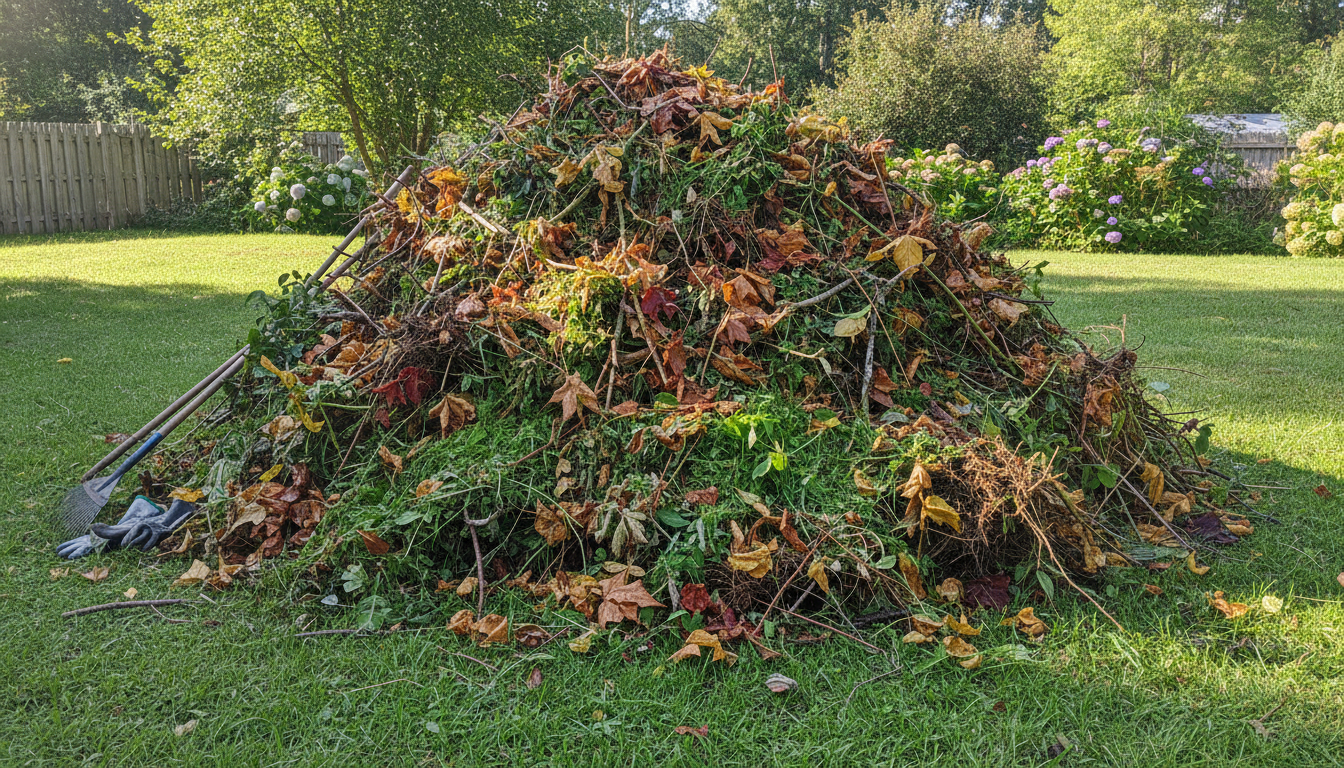 Yard waste materials accepted in Nashville dumpster rental